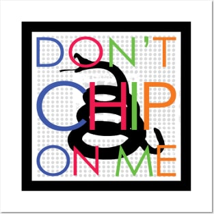 Dont Chip On Me Minimalist Version Posters and Art